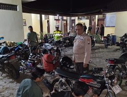 Patroli Malam Minggu Cegah Balap Liar dan Miras di Wilayah Besuki
