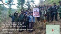 Marak Garapan Ilegal, Perhutani KPH Bondowoso Tutup Sebagian Kawasan Hutan Di Sumbermalang Situbondo