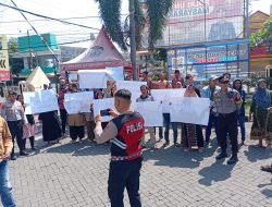 Aksi Damai di Polres Situbondo, Warga Karangmalang Memohon Perlindungan atas Konflik Tambak